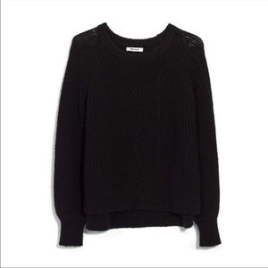 Madewell Black Crew Neck Sweater